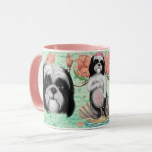 Mug Chih Tzu noir et blanc