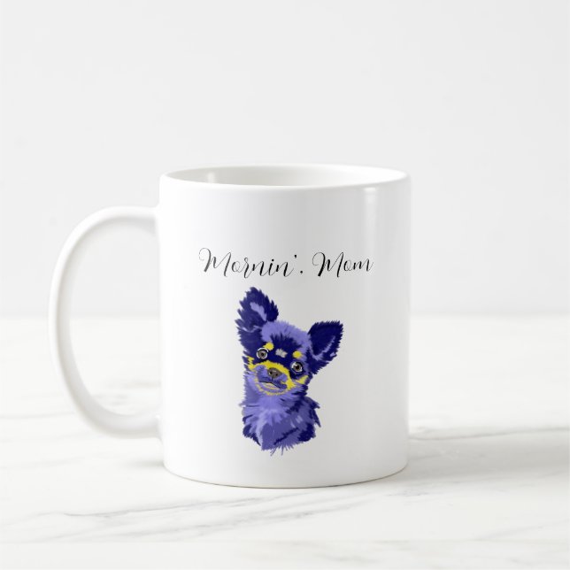 Mug Chihuahua Abstrait (Gauche)