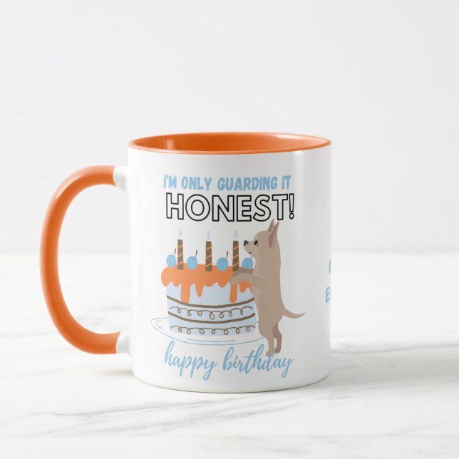 Mug Chihuahua chéri Chien Funny MOM ou papas Anniversa (Gauche)
