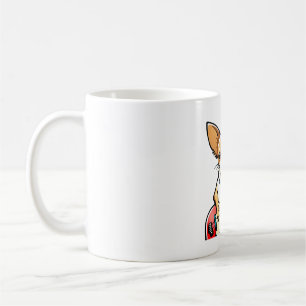 Mug Chihuahua chien jouant de la guitare électrique. V
