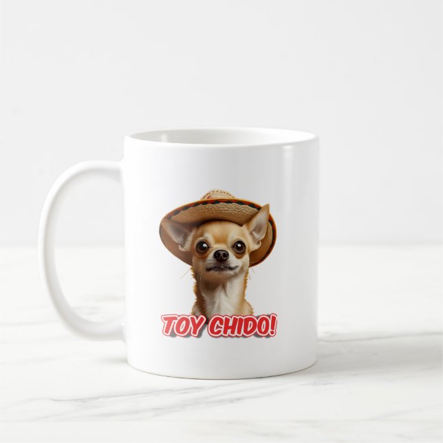 Mug Chihuahua con Sombrero Toy Chido! (Gauche)