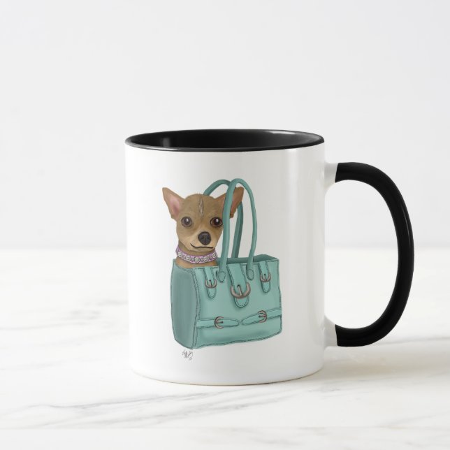 Mug Chihuahua En Sac (Droite)
