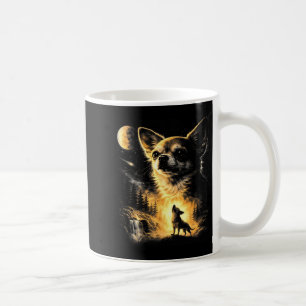 Mug Chihuahua hurlant à la lune drôle j'ai ce chien en