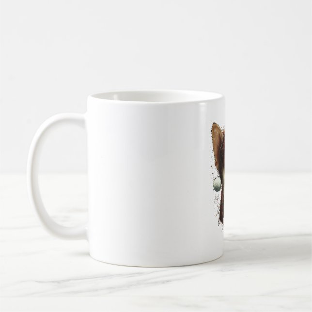 Mug Chihuahua Joyeux Noël X-Mas Tree Cute (Gauche)