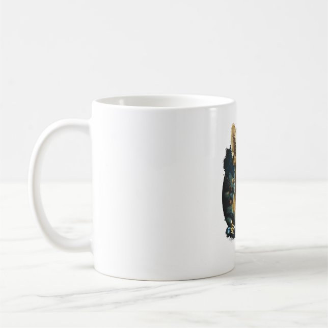 Mug Chihuahua Joyeux Noël X-Mas Tree Cute (Gauche)
