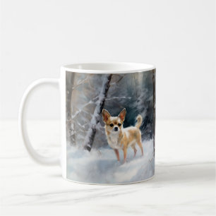 Mug Chihuahua Laisser neiger Noël