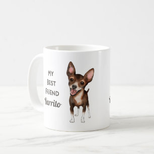 Mug Chihuahua Mon meilleur ami Nom personnalisé