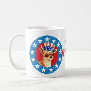 Mug Chihuahua patriotique