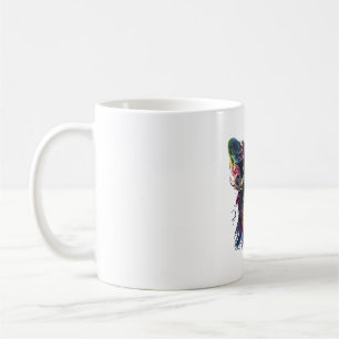 Mug Chihuahua peinture Abstraite couleur mignonne chie