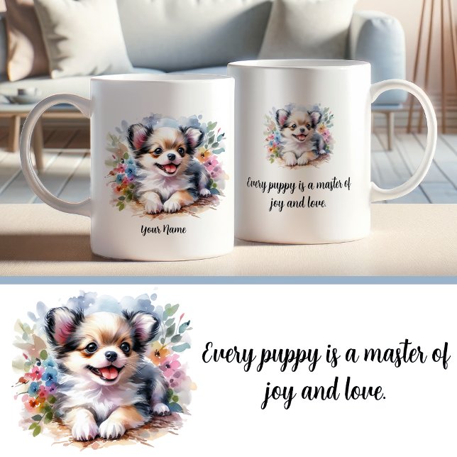 Mug Chihuahua personnalisé avec citation inspirant (Créateur téléchargé)