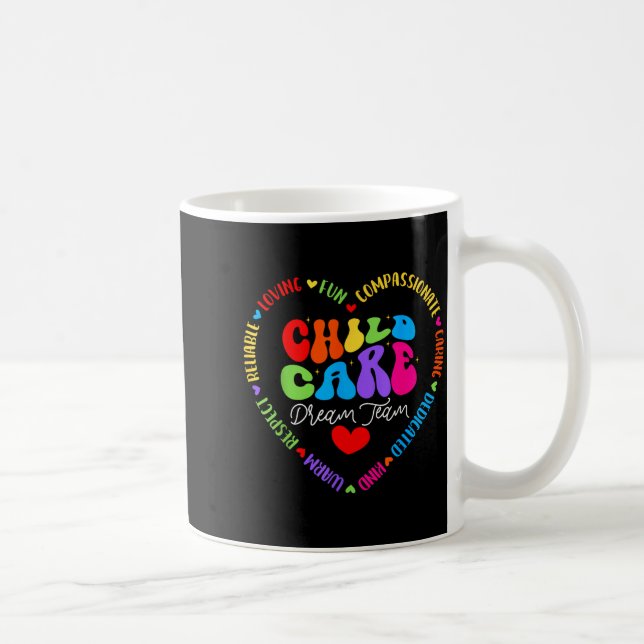 Mug Chilare Dream Team Daycare Crew School Provider Te (Droite)