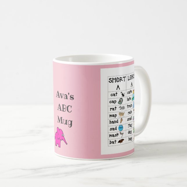 Mug Childs ABC fait sur commande attaquent le poids (Devant droit)