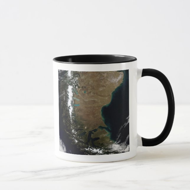 Mug Chili et région de Patagonie de l'Argentine (Droite)