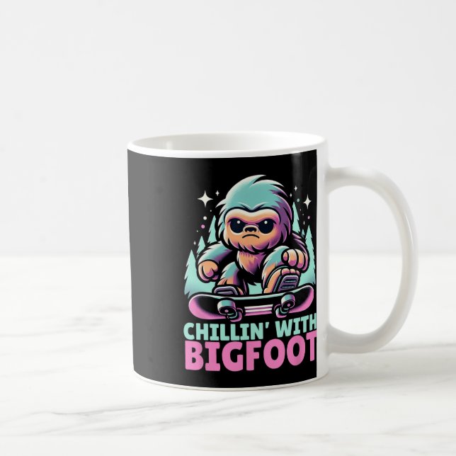 Mug Chillin' Avec Bigfoot Alpine Sports D'Hiver Snowbo (Droite)