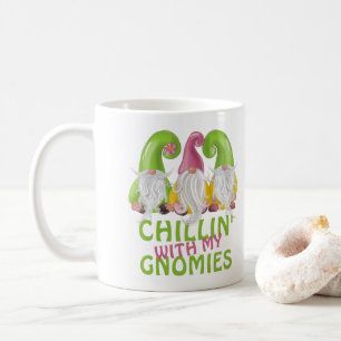 Mug Chillin Avec Mes Gnomies Gnome Humour