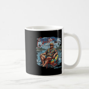 Mug Chillin Comme Felon Retro Été Vintage Drôle Tr