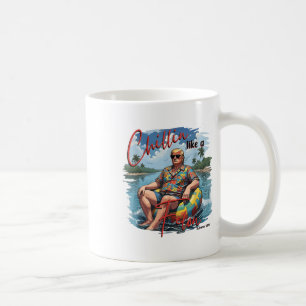 Mug Chillin Comme Un Felon Drôle Trump Été 2024 _1