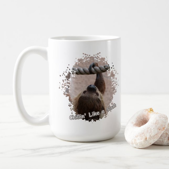 Mug Chillin comme une paroisse (Avec donut)