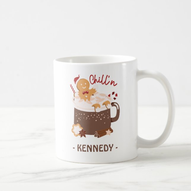 Mug Chillin' Noël Chocolat chaud et pain d'épices (Droite)