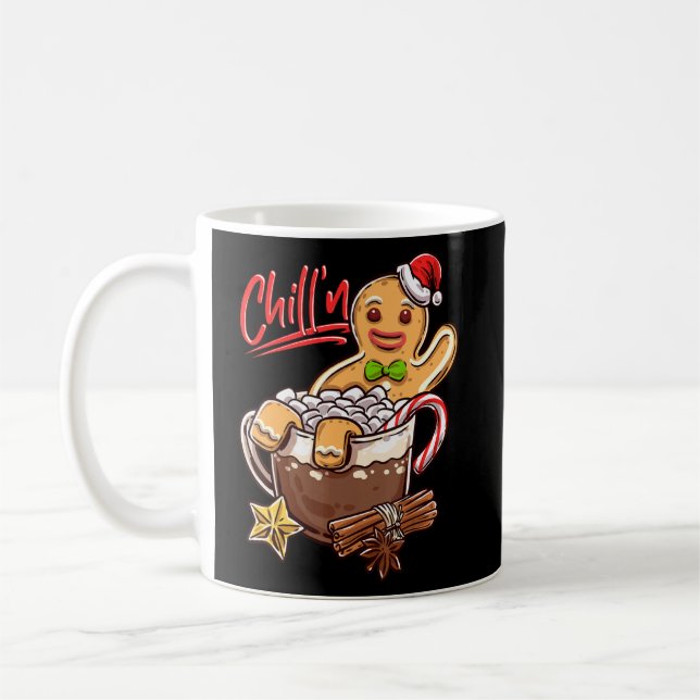 Mug Chill'n Gingerbread Cookie dans le cacao chaud Noë (Gauche)