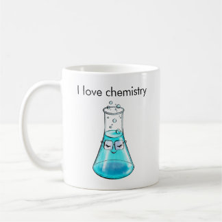 Mug Chimie Amour Cute Science Lab Art