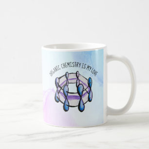 Mug Chimie biologique Love Molecule Enseignant