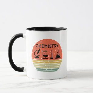 Mug Chimie du coucher de soleil vintage