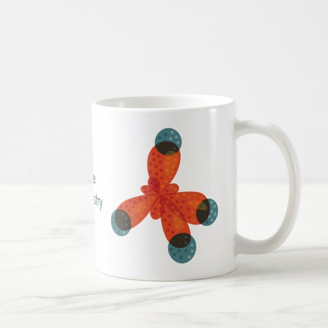 Mug Chimie faite sur commande d'amour de la molécule I (Droite)