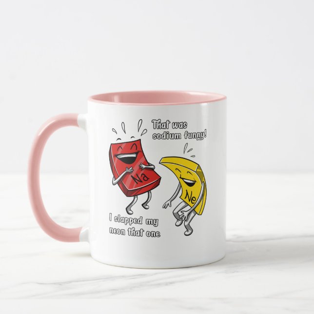 Mug Chimie Qui Était Sodium Drôle Science Plaisanterie (Gauche)
