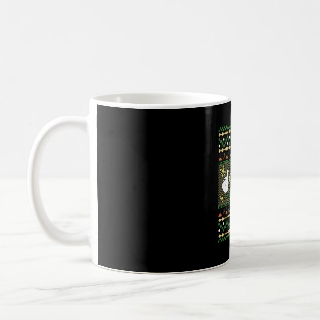 Mug Chimie Vilain cadeau d'ingénieur de Noël (Gauche)