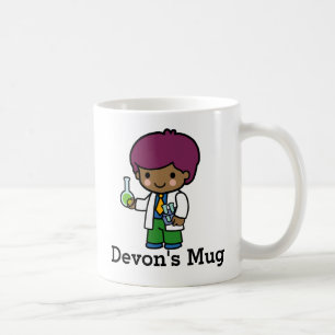 Mug Chimiste / Scientifique Flacon garçon et tubes d'e