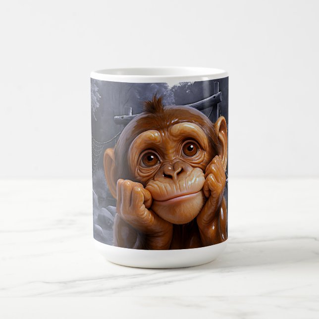 Mug Chimp en porcelaine lune (Centre)