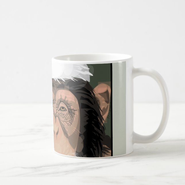 Mug Chimpanzé de Père Noël (Droite)