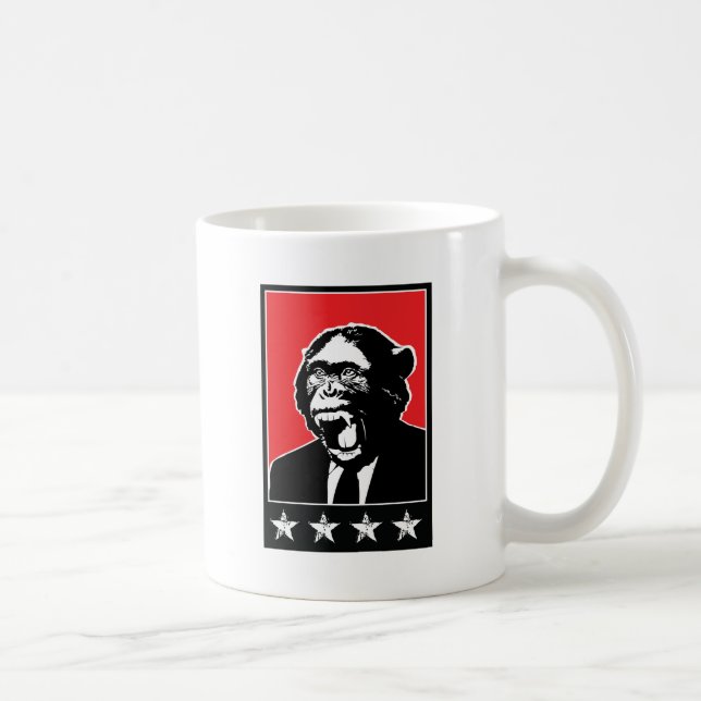 Mug Chimpanzé de suite d'affaires (Droite)