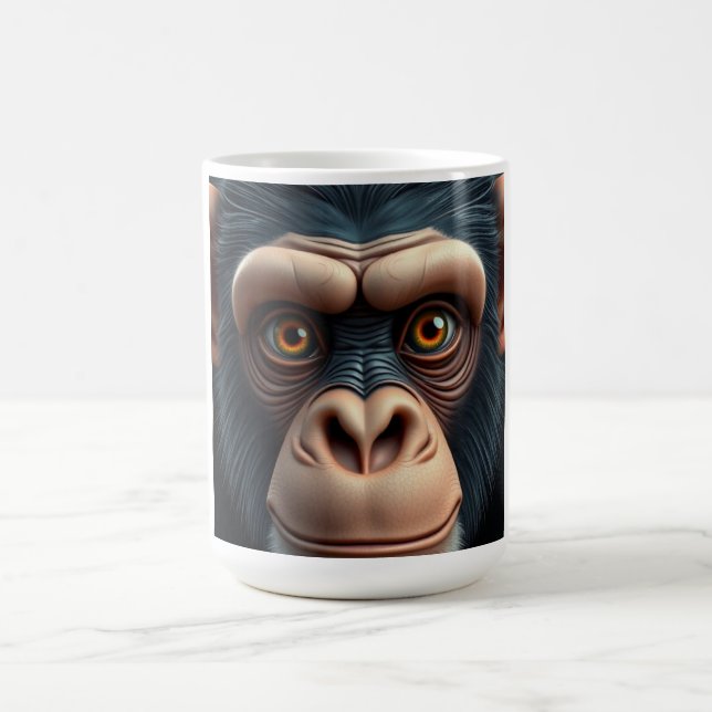 Mug Chimpanzé fou mignon (Centre)