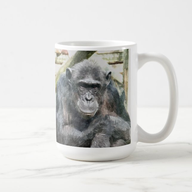 MUG CHIMPANZÉS CUITS (Droite)