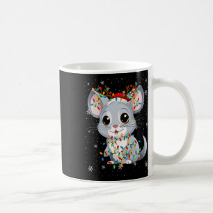 Mug Chinchilla Animal Santa Hat Ugly Christmas Tree Li