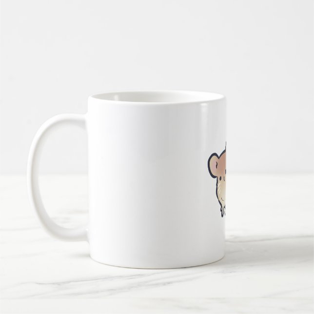 Mug Chinchilla Family Cuddle (Gauche)
