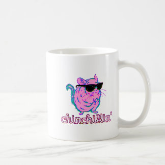 Mug Chinchilla rose au néon de Chinchillin