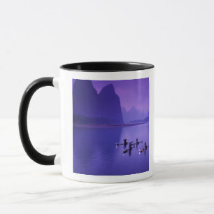 Mug Chine, rivière Li. Pêcheurs au cormoran.