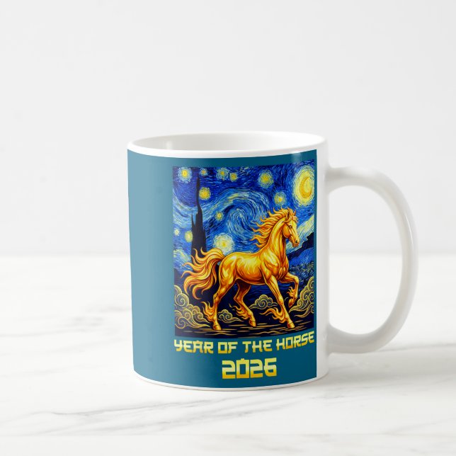 Mug Chinese New Year 2026 Year Of The Horse Lunar New  (Droite)