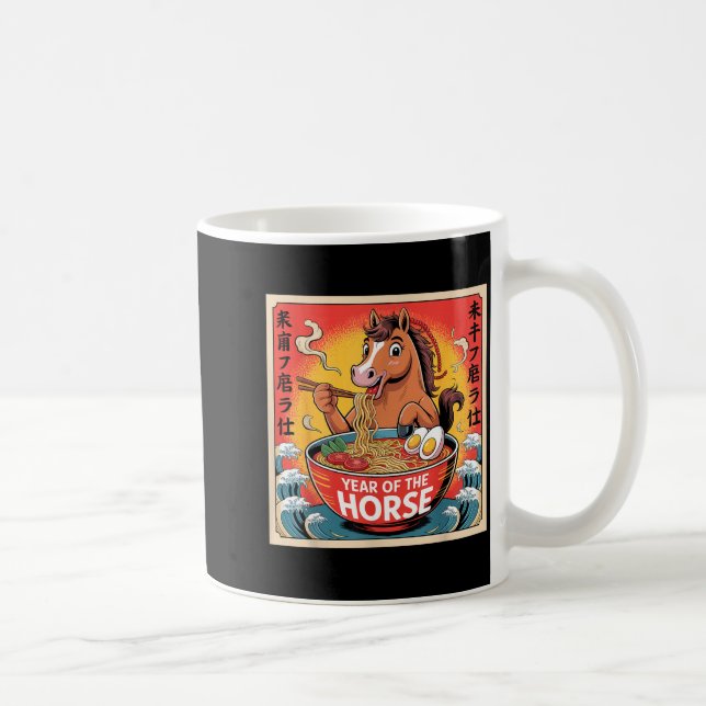 Mug Chinese Year Of The Horse 2026 Ramen Zodiac Illust (Droite)