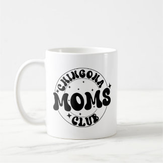 Mug Chingona Moms Club cafecito, rétro