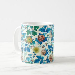 Mug Chinoiserie colorée Modèle Floral traditionnel