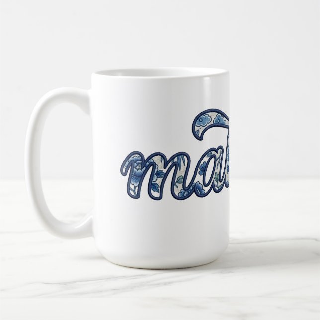 Mug Chinoiserie Mahjong Mahgirl  (Gauche)