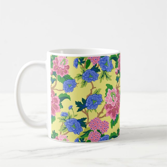Mug Chinoiserie Preppy Floral (Gauche)