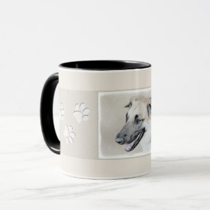 Mug Chinook (oreilles d'hélicoptère) Peinture - Chien 