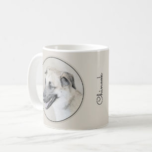 Mug Chinook (oreilles d'hélicoptère) Peinture - Chien