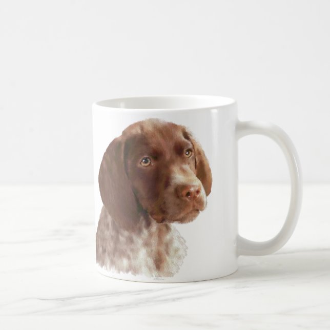 Mug Chiot à aire courte allemand (Droite)