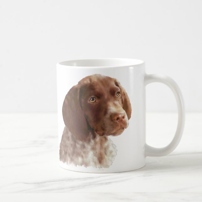 Mug Chiot à aire courte allemand (Droite)